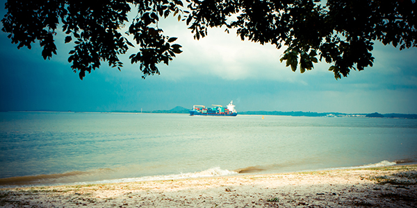 Changi Beach, Singapore kite spot